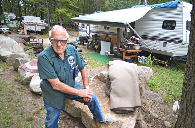 Webster/Sturbridge Family Campground owner Michael Finamore stands inside his campground in a 2016 photo. T&G Staff/Steve Lanava