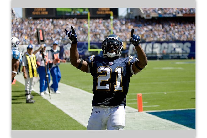 LaDainian Tomlinson was one of seven players named to the Pro Football Hall of Fame on Saturday.