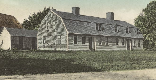 Hingham's first alms house for the poor was built in 1785 and stood until the early 1960s. (Hingham Historical Society)