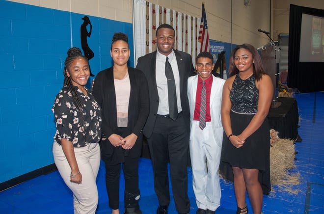 Boys & Girls Clubs of Sarasota County Youth of the Year candidates, from left Kayla McGann, Samantha Stewart, Al-Muta Hawks, Rickey Tedesco and Shaterria Smith. [PHOTO PROVIDED BY LORI SAX PHOTOGRAPHY]