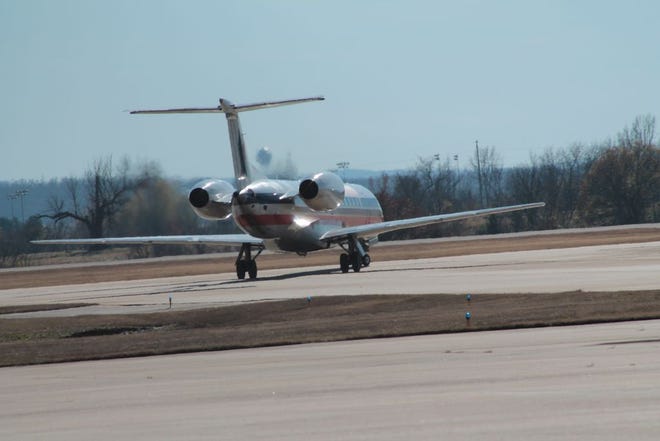 The Fort Smith Regional Airport reports a 0.9 increase in enplanements in 2016 over 2015. TIMES RECORD FILE PHOTO