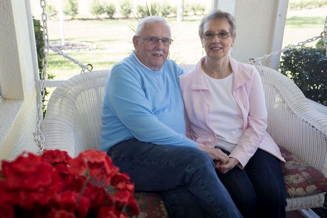 Harry and Dee Kurtz experienced love at first sight when they met each other at the ages of 13 and 14 at a church camp. This year, they will celebrate their 55th wedding anniversary. [Cindy Dian / Correspondent]