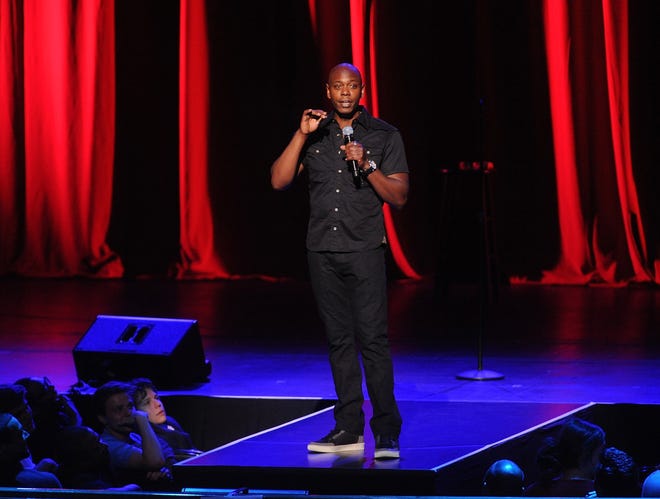 Dave Chappelle performs at Radio City Music Hall. No photography was allowed during Saturday's performance at Van Wezel. [Photo by Brad Barket /Invision/AP/2014]