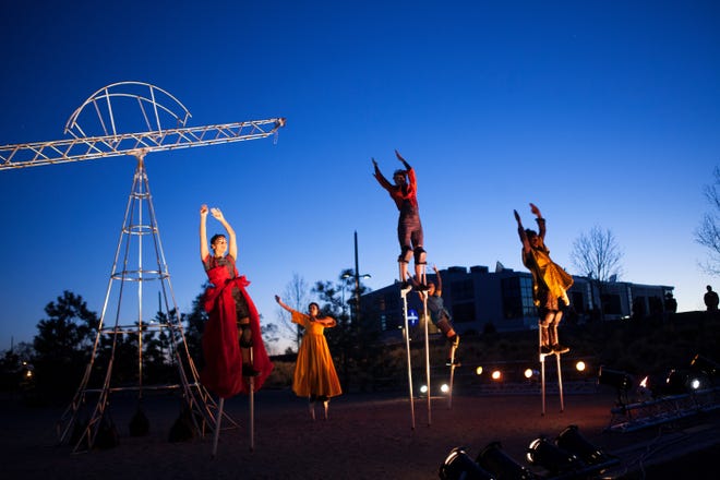 Wise Fool New Mexico in "See Saw," which will be performed as part of The Ringling's new Stages series of contemporary performances. [Photo courtesy Wise Fool New Mexico]
