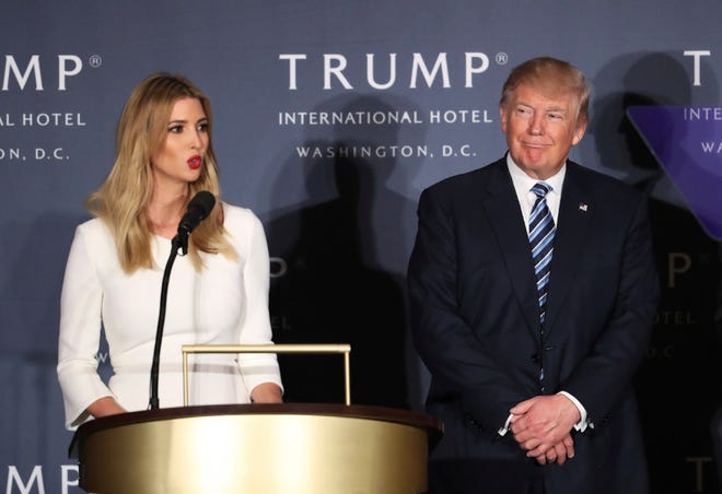 President Donald Trump and his daughter, Ivanka