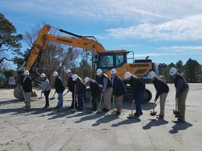 Carteret County officials held a groundbreaking ceremony Thursday to mark the start of construction for the county’s new General Services Operations Facility.