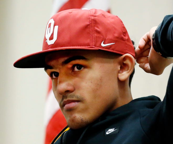 With his commitment to Oklahoma on Thursday, Norman North standout Trae Young might help transform the Sooners into a Big 12 contender next season. [PHOTO BY STEVE SISNEY, THE OKLAHOMAN]