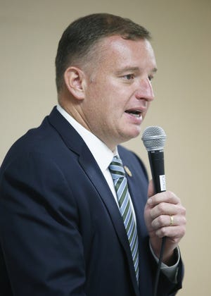 U.S. Rep. Tom Rooney, an Okeechobee Republican whose district includes southern Sarasota County, said Russian President Vladimir Putin’s actions “are getting worse and worse,” and Rooney wants to make sure Putin is not “rewarded for bad behavior” by having sanctions lifted. [GATEHOUSE MEDIA ARCHIVES / 2013]