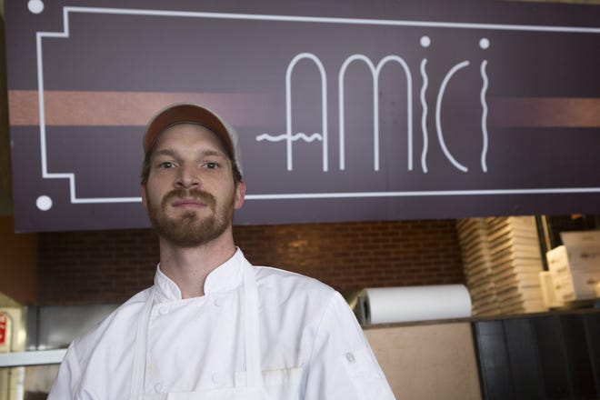 Ryan Marcoux, executive chef at Amici Trattoria and Willy's Steakhouse in Shrewsbury. [Photo/Matt Wright]