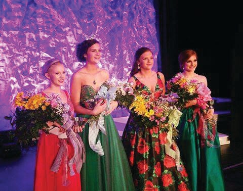 Leah Rigsby became the 39th woman to wear the Miss Neuse Saturday night. The scholarship pageant is a fundraiser for the Hugo Volunteer Fire and Rescue department. Photo by Reid Taylor / Contributed photo
