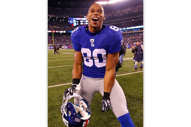 COMING HERE? — Victor Cruz said his stop in Charlotte Monday to talk with the Panthers went well.