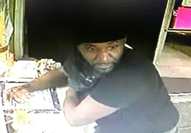 The Eustis Police Department is seeking the public's help to identify this man, accused of robbing an internet cafe Saturday night. [SUBMITTED]