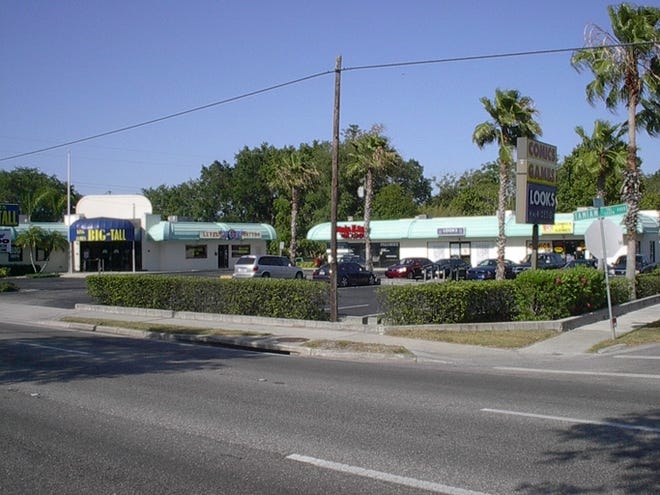 The strip shopping center at 4333 S. Tamiami Trail. COURTESY IMAGE