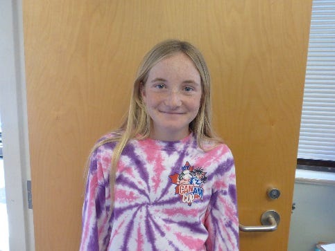 Maris Toppin of Carolina Beach Elementary is Student Achiever of the Week. [CONTRIBUTED]