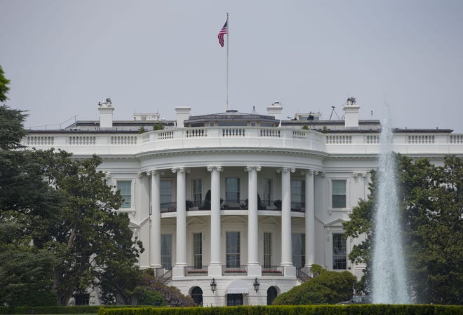 This May 9, 2014, photo shows the South Portico of the White House in Washington. (AP Photo/Pablo Martinez Monsivais, File)