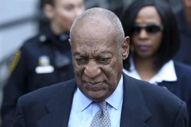 FILE - In this Tuesday, Nov. 1, 2016 file photo, Bill Cosby leaves after a hearing in his sexual assault case at the Montgomery County Courthouse in Norristown, Pa. Cosby was charged with aggravated sexual assault on Dec. 30, 2015. Montgomery County Judge Steven O'Neill will let only one other accuser testify at Bill Cosby's sexual assault trial to bolster charges that the actor drugged and molested a woman at his estate near Philadelphia. The judges ruling made on Friday, Feb. 24, 2017, means prosecutors cannot call 12 other women to try to show that the 79-year-old comedian has a history of similar "bad acts." Cosby is set to go on trial in June over the 2005 complaint by a former Temple University employee. (AP Photo/Mel Evans, File)