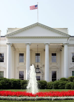 The White House is seen on Friday, July 16, 2004, in Washington D.C. THE ASSOCIATED PRESS
