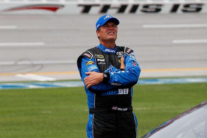 GOODBYE — Michael Waltrip will be running in his final race today in Daytona.