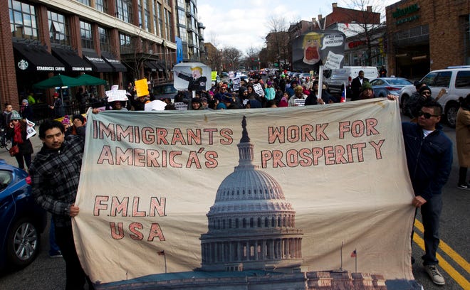 Don't put any stock in the "Day Without Immigrants" strike that occurred this month, Andrew Lawrence says. Several participants nationwide were fired for failing to report to work without leave, and parents who withdrew their children from school for the day succeeded only in depriving them of a deserved education. (AP file photo)