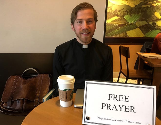With his weekly Free Prayer program, Pastor Thomas Rusert, associate pastor of St. Paul's Lutheran Church in Doylestown Borough, has taken ministry into the community.