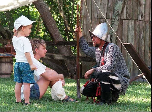 Rangers and staff at DeSoto National Memorial will recreate what life was like in 1539 for Spanish explorers and native Americans throughout March for Manatee Heritage Days. [HERALD-TRIBUNE ARCHIVE]