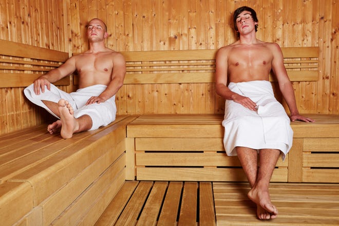 In Finland relaxing in a sauna indicates that a business meeting has gone well. (Photo courtesy of Robert Kneschke)