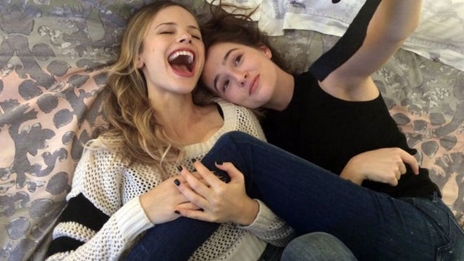 Halston Sage, left, and Zoey Deutch star in “Before I Fall.” Contributed by Open Road Films/TNS