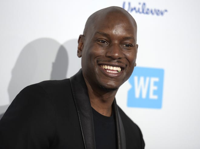 FILE - In this April 7, 2016, file photo, Tyrese Gibson arrives at WE Day California at the Forum in Inglewood, Calif. Gibson revealed on Feb. 28, 2017, that he was married on Valentine's Day. (Photo by Richard Shotwell/Invision/AP, File)