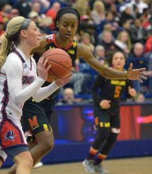 Duquesne's Chassidy Omogrosso has taken on a leadership role with the Dukes in just her second season. While the team has taken a step backward in the Atlantic 10, Omogrosso has increased her minutes and scoring.