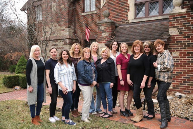 The 37th Annual Child Care Aware of Eastern Kansas Designers’ Showhouse will be open from 11 a.m. to 5 p.m. Tuesday-Friday and 10 a.m. to 5 p.m. Saturday-Sunday April 29 through May 21. This year’s designers are, from left, Vickie Lynch, Angie Varney, Caroline Bivens, Susan Frederick, Jan Davis, Joyce Varner, Cheryl Bozarth, Monica Parsel, Brandi Bryan, Leslie Hunsicker, Jennifer Metzger and Jan Hutt. (Keith Horinek/The Capital-Journal)