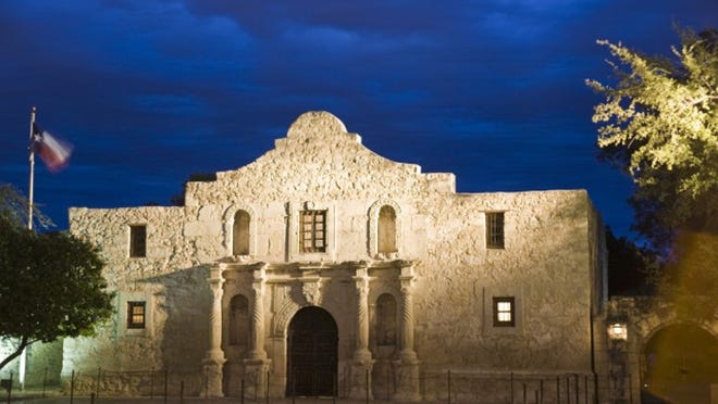 Hand out photo of the Alamo. -- The Alamo seems spooky enough, but its curator and historian neither acknowledges nor denies ghosts. CREDIT: Richard Nowitz courtesy San Antonio Convention and Visitors Bureau. Received 07/14/11