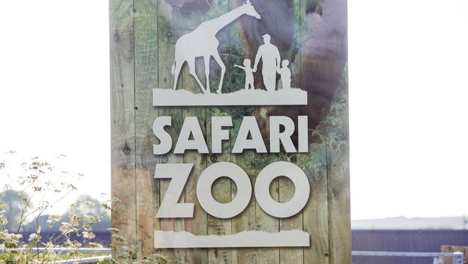 The sign at South Lakes Safari Zoo, formally known as South Lakes Wild Animal Park, is seen Aug. 6 in Cumbria, England. Local officials have refused to renew the license of an English zoo where nearly 500 animals have died in the last four years. (Associated Press, file)