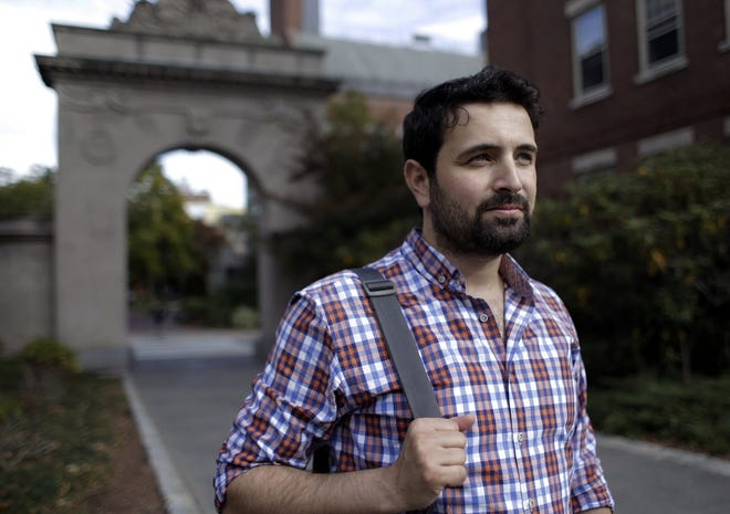 Khaled Almilaji came to Brown University on full scholarship last fall but has been stranded in Turkey since January, when he left the U.S. to check on his humanitarian project.