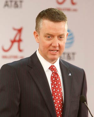 Greg Byrne, pictured Jan. 19, is the University of Alabama's new athletics director. [Staff Photo/Gary Cosby Jr.]