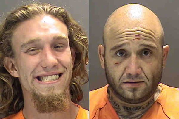 Charles Blair, 24, left, and Robert Daniel DeCola Jr., 36, have been charged with attempted murder. [COURTESY OF SARASOTA COUNTY SHERIFF'S OFFICE]