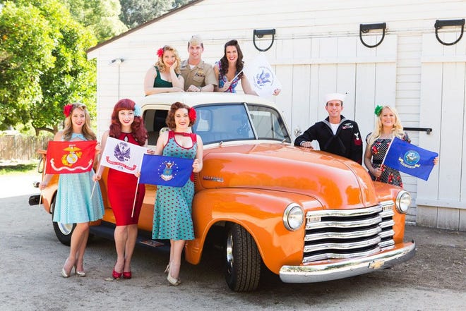 Pin-Ups on Tour will provide a free show for veterans and active duty servicemembers on March 27 at the Music Hall in Yreka.