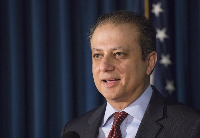 United States District Attorney Preet Bharara was not commenting Friday after he was included on a list of prosecutors asked to submit resignation letters as Attorney General Jeff Sessions clears space for prosecutors that can be appointed by President Donald Trump. [The Associated Press]