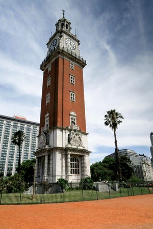 The Torre Monumental, a gift from British residents of Buenos Aires, was renamed after the Falklands War in 1982.
