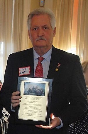 Captain Bob Smyth, of Riverton, was honored by the Washington Crossing Foundation in appreciation for his  courage and service to the United States.