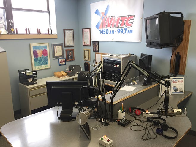 Holland's 1450 WHTC will now be available on AM and FM radio. The new station, The New 99.7 FM, will provide better range and less interference from thunderstorms and electrical noise. Austin Metz/Sentinel Staff