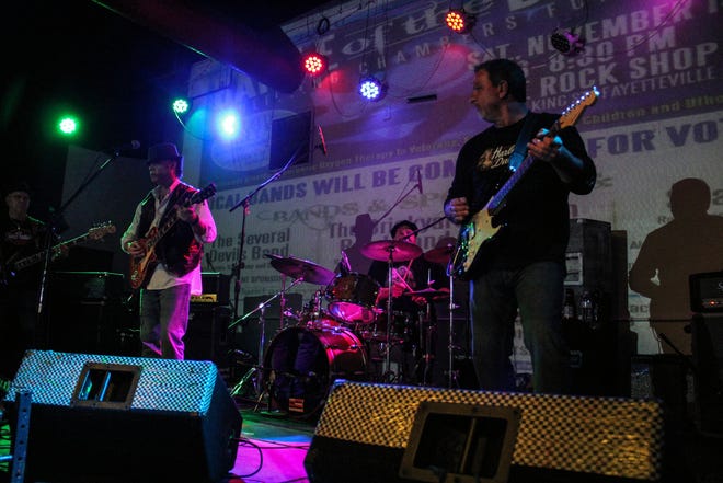 Open Road plays at the Rock Shop for Battle of the Bands in November 2015. Owner Shawn Adkins said the club will close April 30. [Staff file photo]