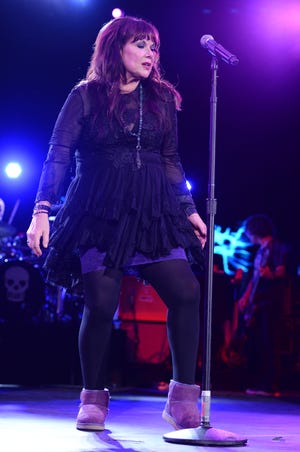 Ann Wilson of Heart performs at the Perfect Vodka Amphitheater on Friday, September 23, 2016 in West Palm Beach, Fla. (Photo by Jeff Daly/Invision/AP)