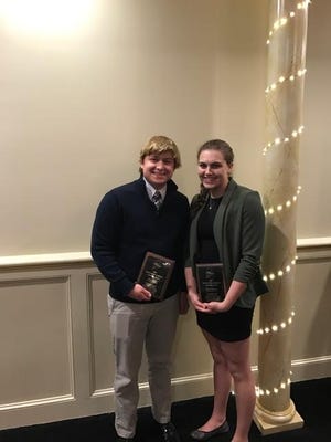 Renee Nichols and Riley Small were presented the 2017 Good Citizenship Awards at the Western Maine Conference Citizenship Banquet on March 1.

[Courtesy photo]