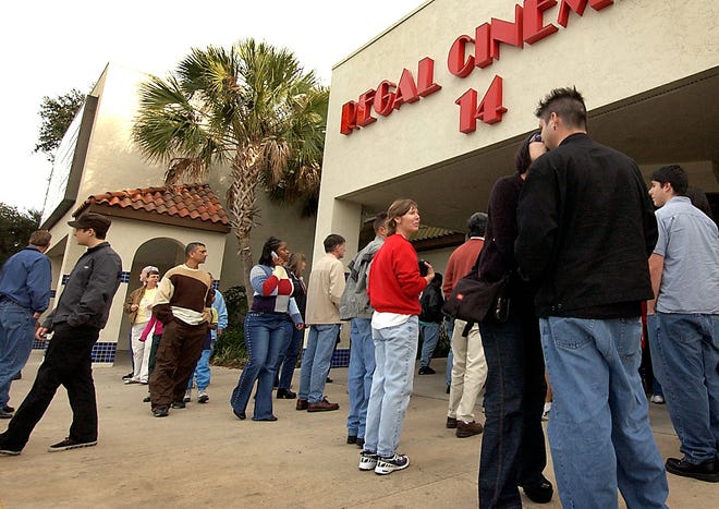 Regal Cinema 14 in the newly named Butler Town Center is getting a facelift, but the theater will not close during construction. [Sun file photo]
