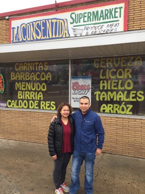 Owner Chanthol Hang (left) and her manager Rogelio Cruz have worked hard to expand La Consentida Super Market. Today, they offer everything from fresh guacamole to a wide selection of fresh meat. Austin Metz/Sentinel Staff
