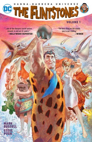The cover to "The Flintstones" Vol. 1 [DC Comics]