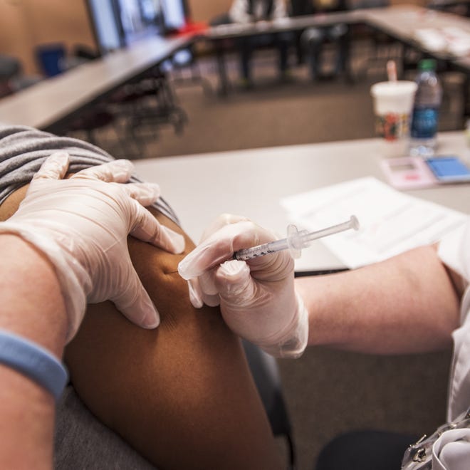 Flu cases in Cumberland County are usually on the decline by the end of March, Health Director Buck Wilson says.

[Staff file photo]