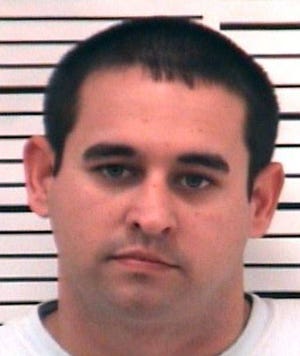 Cory Brent Harrelson, a Coffee County jailer charged with soliciting and buying drugs. (Provided by the Coffee County sheriff.)