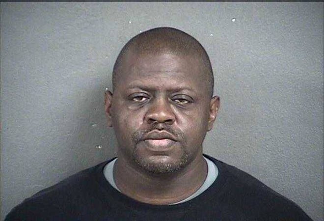 Michael Jones, 46, (pictured) admitted Friday to one count of first-degree murder in the death of Adrian Jones, whose remains were found in November 2015 after authorities responded to a domestic disturbance and learned that he was missing. (Wyandotte County Jail)