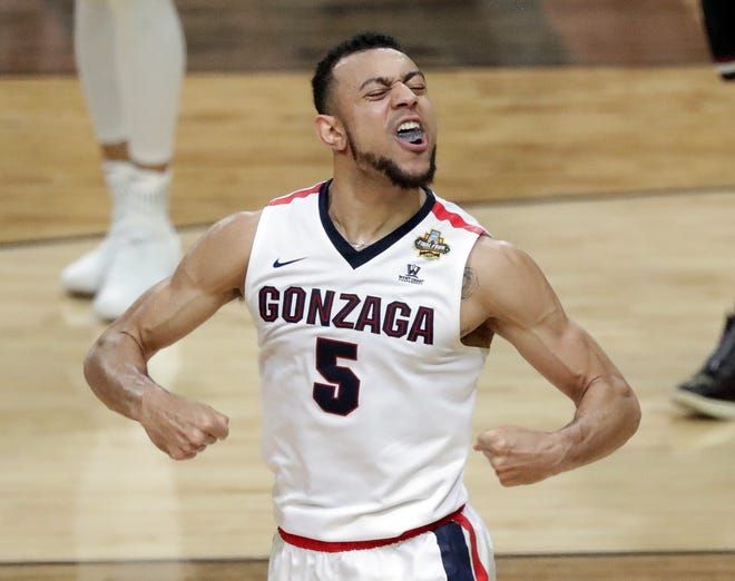 Gonzaga's Nigel Williams-Goss had 23 points, five rebounds and six assists in Saturday's semifinal win over South Carolina. [THE ASSOCIATED PRESS]